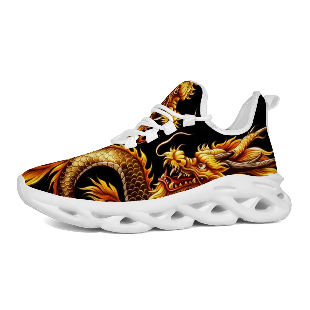 Dragon Graphics Sneakers Heren - Breathable Mesh Athletic Shoes recensie en prijs
