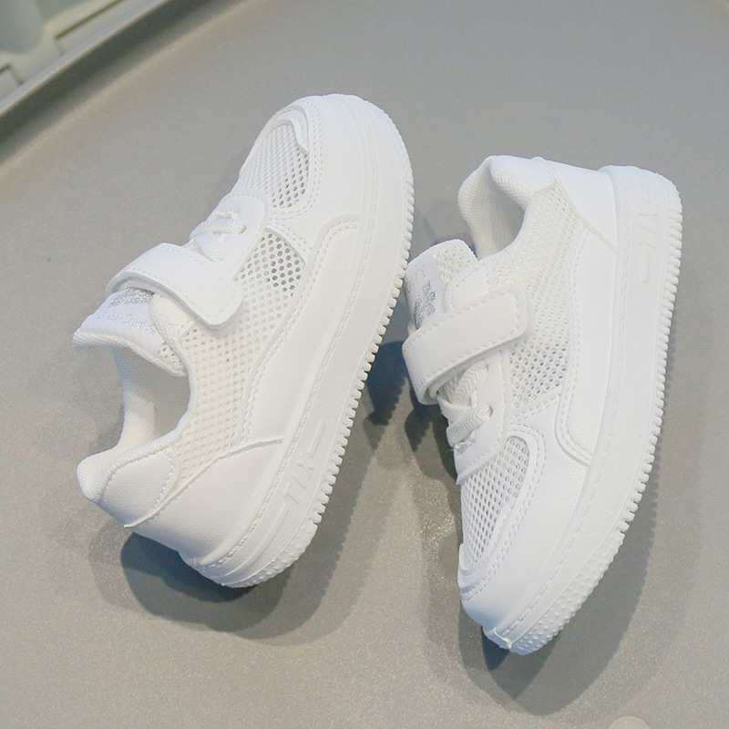 Nieuwe witte kinderschoenen ho - Breathable Mesh Athletic Shoes recensie en prijs